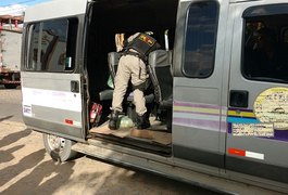 Trio assalta passageiros de coletivo em São Miguel dos Campos
