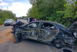 Motorista ferido em acidente na AL 115, em Arapiraca, está com traumatismo cranioencefálico