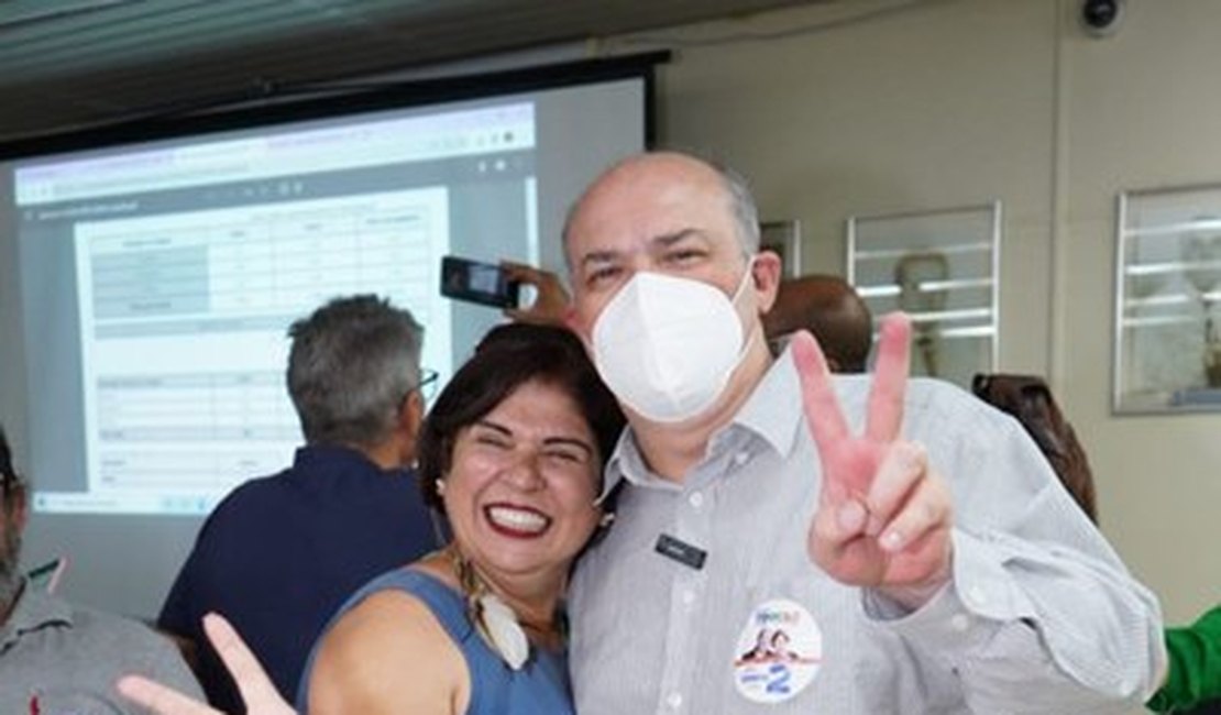 Com 74% dos votos, Tonholo e Eliane são reeleitos e seguem na gestão da Ufal por mais quatro anos