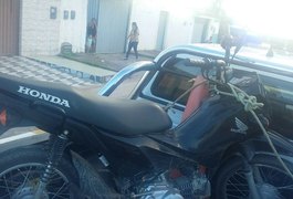 PM de São Miguel apreende menores acusados roubo de motos