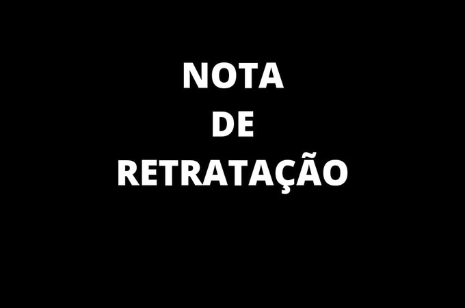 Retratação sobre declarações de Valdir Silva contra a família Pereira durante as eleições de 2024 em Teotônio Vilela