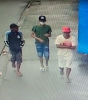 Trio criminoso assalta populares e rouba moto em Arapiraca; Assista