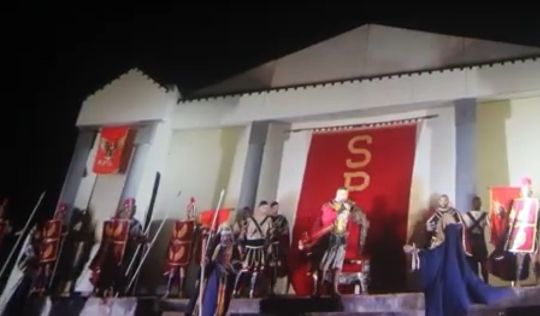 Espetáculo da Paixão de Cristo de Arapiraca é exibido no Cinesystem em sessão especial