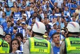 Mais de 360 policiais militares alagoanos atuarão no jogo CSA e Palmeiras nesta quarta-feira