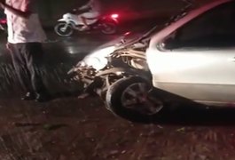 Vídeo. Acidente de carro deixa homem ferido na AL 220, em Arapiraca