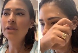 Simone, da dupla com Simaria, chora ao falar de dificuldade para emagrecer