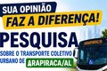 Pesquisa vai avaliar qualidade, acessibilidade e gratuidade do transporte coletivo de Arapiraca