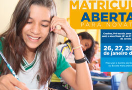 Matriculas em escolas municipais de Arapiraca começam no próximo dia 26