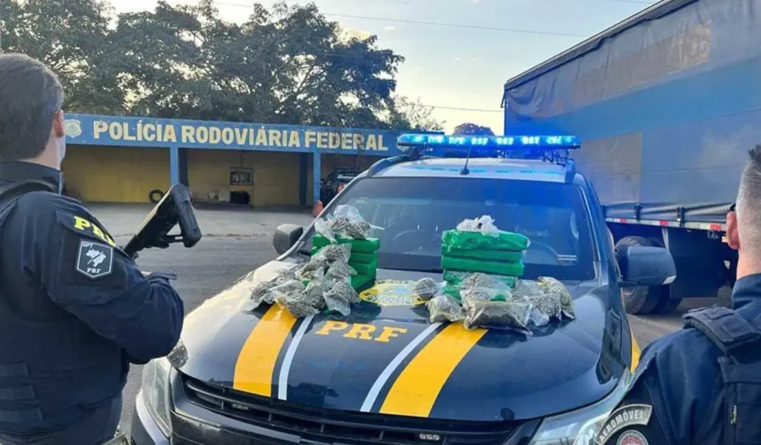 Ação da PRF prende casal alagoano por tráfico de drogas em Minas Gerais