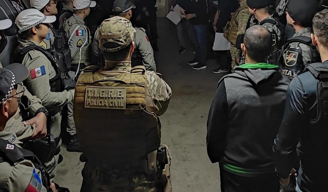 Operação integrada cumpre 19 mandados contra organização criminosa que atua em Maceió