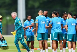 Neymar continua fora de treino da seleção brasileira