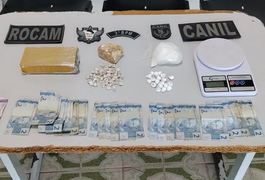 Homem é preso em flagrante após PM encontrar 680 gramas de drogas em residência, em Craíbas