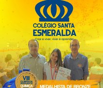 Aluna do Colégio Santa Esmeralda fica em 3° lugar na Olimpíada Brasileira de Química Júnior 2015