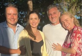 Em terras alagoanas, Luciano Huck encontra Renan Filho e visita belezas naturais do Estado