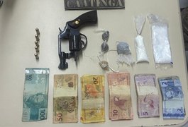 Polícia flagra tráfico de drogas e porte ilegal de arma em ações no Sertão e Agreste