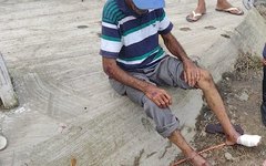 Acidente entre moto e cinquentinha em Arapiraca