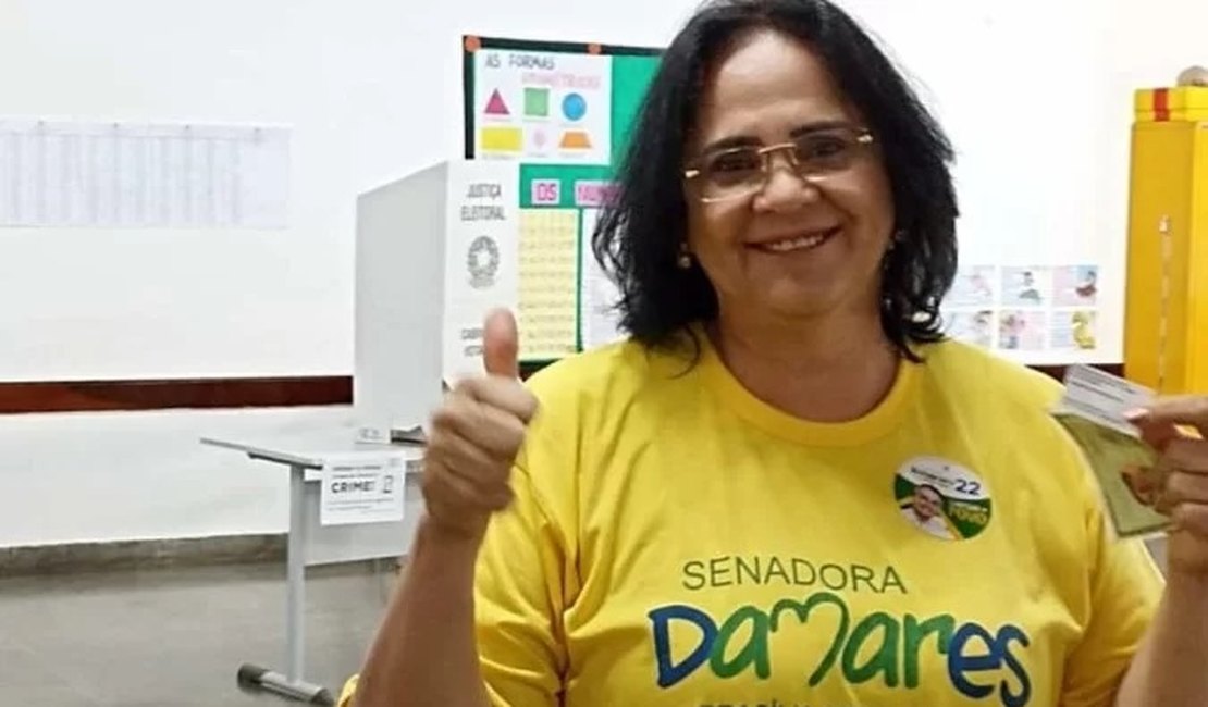 Ex-ministra Damares Alves é eleita senadora no Distrito Federal