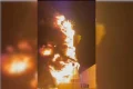 Vídeo: Estátua da Liberdade da Havan é incendiada em Petrolina