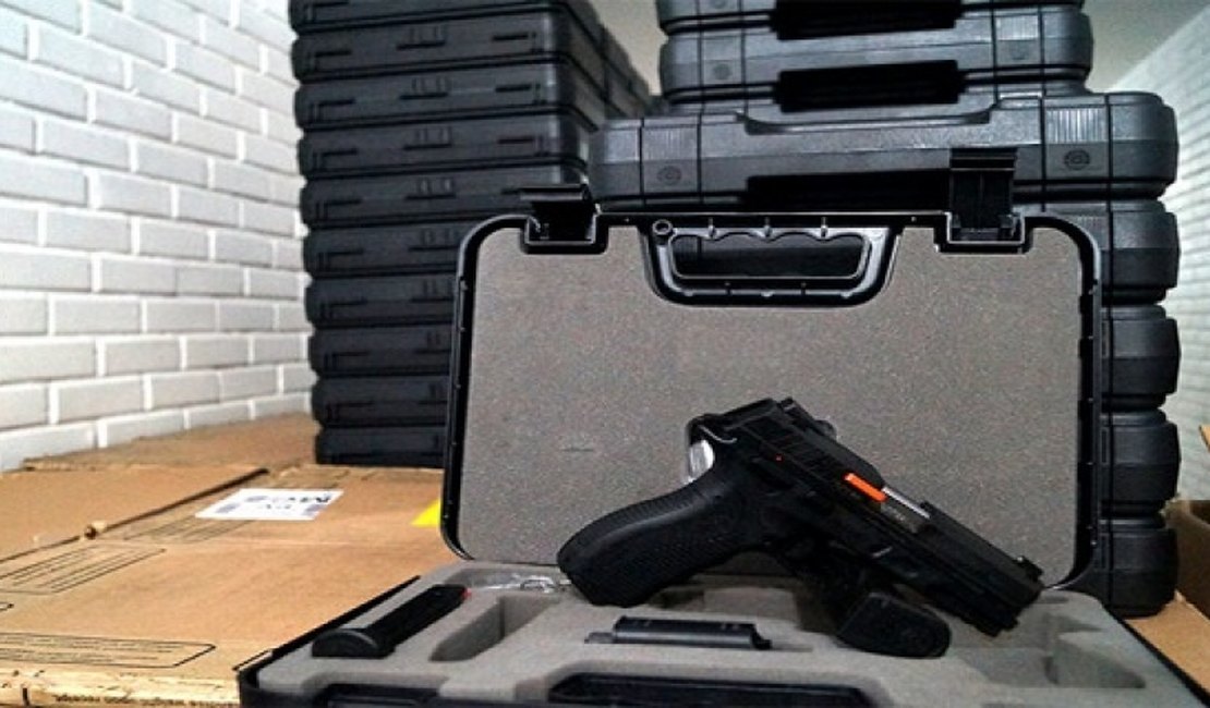 Polícia Civil alagoana adquire mais 370 novas pistolas para acervo bélico
