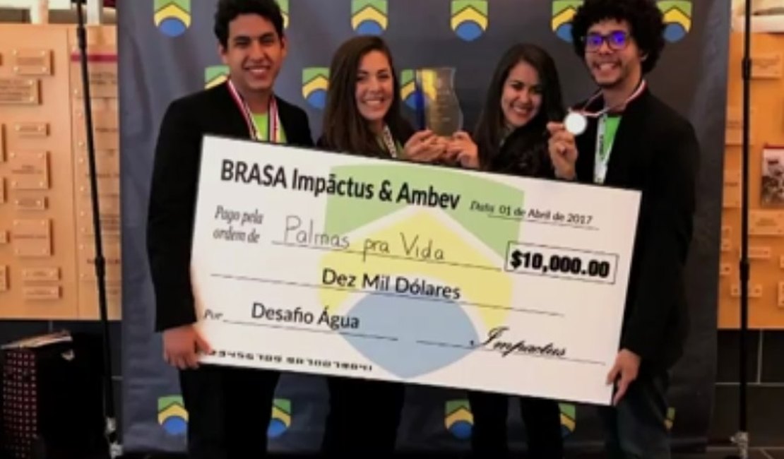 Estudantes do Ifal vencem prêmio nos EUA com projeto de combate à seca