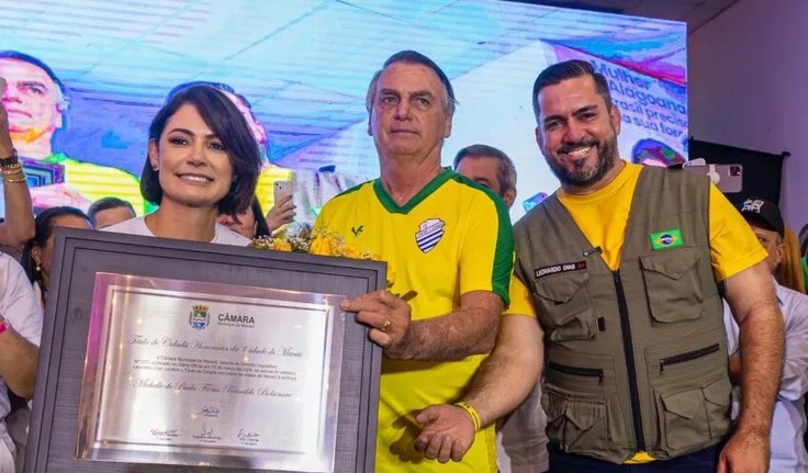 Michelle Bolsonaro recebe título de cidadã honorária de Maceió