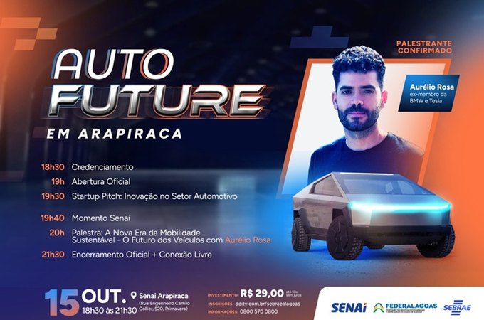 AUTO FUTURE: Venda de veículos elétricos cresce 152% em Alagoas