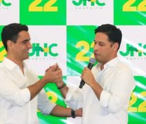 Em convenção, Rodrigo Cunha é oficializado vice na chapa de JHC para a reeleição na Prefeitura de Maceió