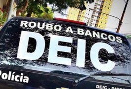 Polícia frustra assalto a banco e prende três suspeitos em Maceió