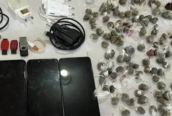 Policiais penais apreendem celulares e drogas no Presídio Baldomero Cavalcanti, em Maceió