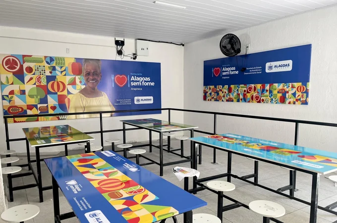 Governo do Estado inaugura restaurante popular Alagoas Sem Fome em Arapiraca
