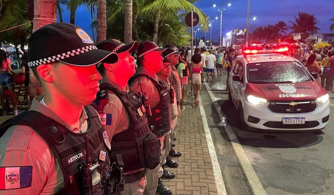 Cerca de mil policiais vão reforçar a segurança nas prévias carnavalescas em Maceió