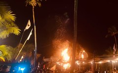Incêndio no palco do Café de la Musique Maceió