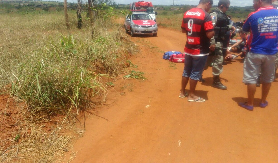 Jovem é encontrado com tiro na cabeça e só de cueca na zona rural de Arapiraca