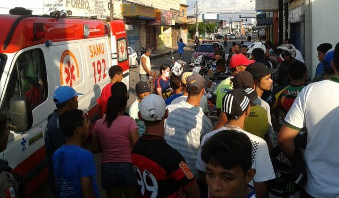 Torcedor da Mancha Negra é baleado antes da partida entre Sergipe x Tiradentes em Arapiraca