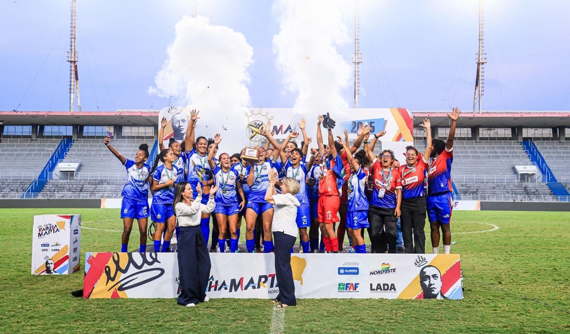 Alagoas vence Sergipe e conquista a primeira edição da Copa Rainha Marta Nordeste
