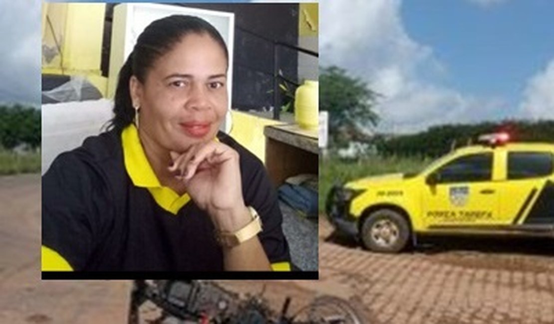 Colisão envolvendo carro e moto deixa mulher morta na AL 115, em Palmeira dos Índios