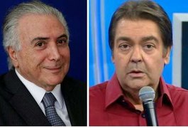 Após críticas ao governo no 'Domingão', Faustão recebe ligação de Michel Temer