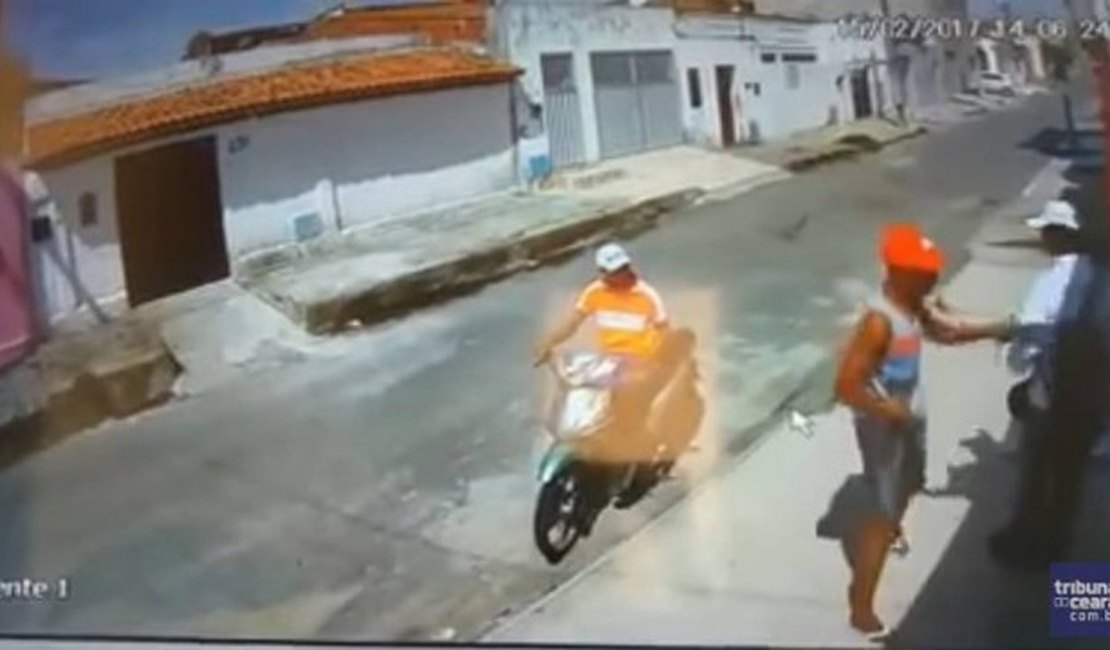 Homem é assaltado por deficiente visual e motoqueiro sem perna no Ceará