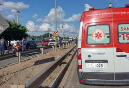 Casal fica ferido após colisão na AL-220 em Arapiraca