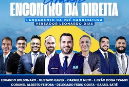 Leonardo Dias promete presença de Eduardo Bolsonaro em lançamento de sua pré-candidatura em Maceió