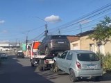 Colisão entre dois carros é registrada em cruzamento no bairro Santa Esmeralda, em Arapiraca
