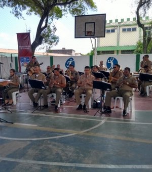 Programa Vem Ver a Banda Tocar retoma atividades e realiza apresentação musical no CPM