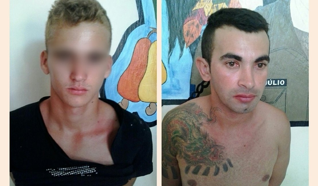 Jovens são detidos com arma de fogo, cocaína e maconha em Igaci