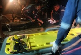 Ciclista atropela pedestre em trecho escuro da AL-220, em Arapiraca