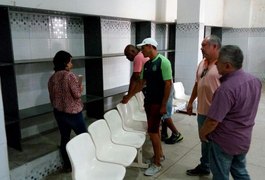 Diretoria visita o Fumeirão e faz análise de mudanças e pintura do Estádio