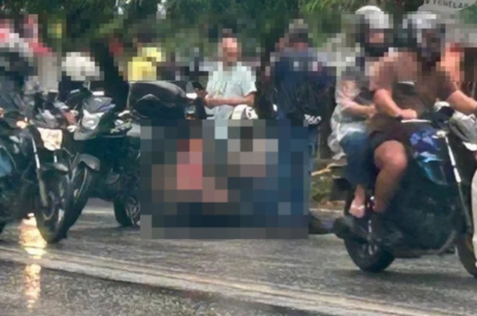 Condutor cai de motocicleta e fica com fratura exposta em Maceió