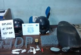 Polícia estoura local de desmanche e tráfico de drogas em Arapiraca