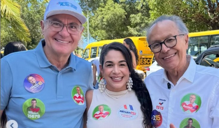 Renan Calheiros tem uma história de serviços prestados às mulheres, diz coronel Camila Paiva ao declarar voto para senador