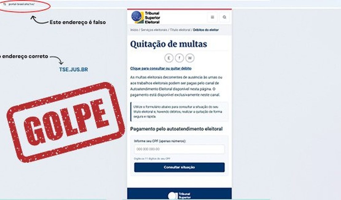 TRE-AL alerta para golpe do título de eleitor irregular em grupos de WhatsApp