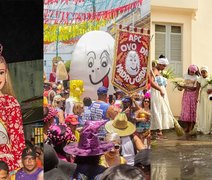 Prévias carnavalescas em Penedo: 65 anos da Boneca Raquel, 15º desfile do Ovo da Madrugada e Lavagem do Bonfim